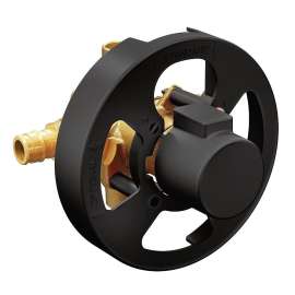 Posi-Temp 1/2" Cold Expansion PEX Connection Pressure Balancing Valve with Pre-Installed Flush Plug