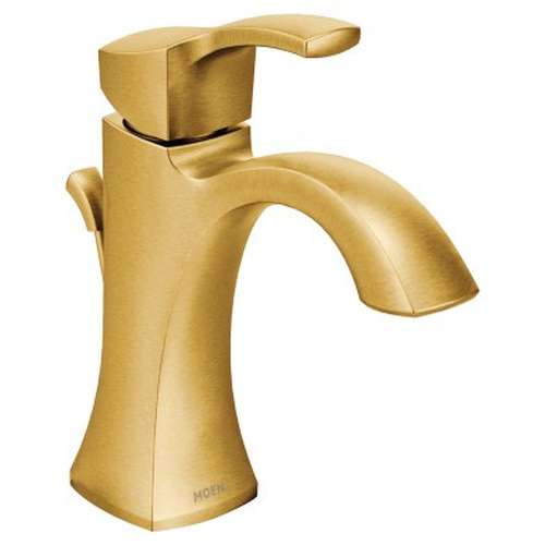 Voss 6903BG One-Handle High Arc Bathroom Faucet in Brushed Gold