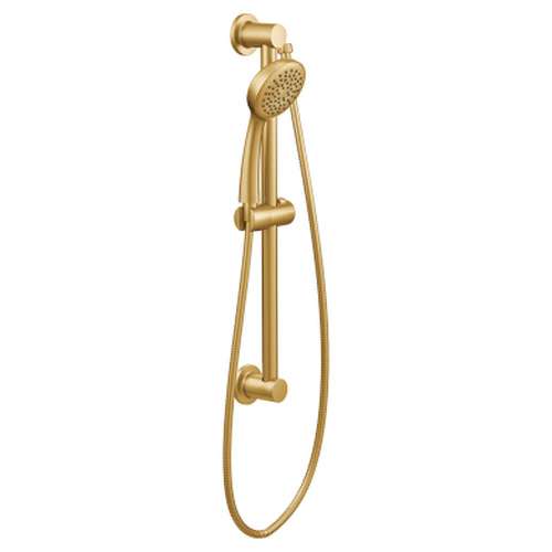 3868EPBG 1.75 GPM Single-Function Handheld Shower with Slidebar in Brushed Gold