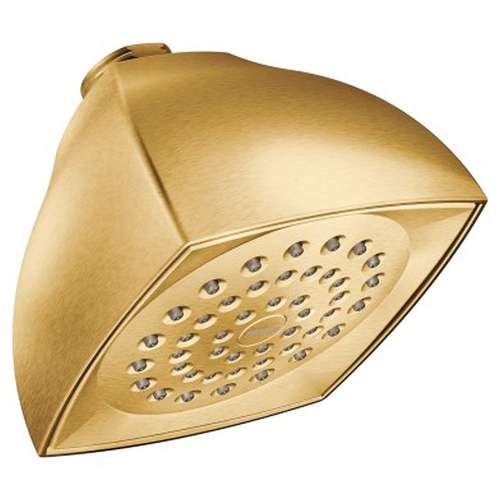 Single Function Spray Eco-Performance Showerhead in Brushed Gold