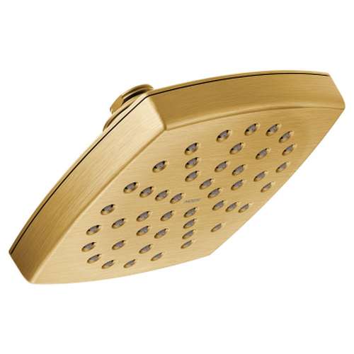 1.75 GPM Single Function Spray Head Eco-Performance Rainshower in Brushed Gold
