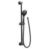 1.75 GPM Five-Function Eco-Performance Handheld Shower with Slidebar in Matte Black
