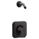 Genta T2472NHBL Single Handle Pressure Balance Shower Trim without Showerhead in Matte Black