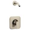 Single Handle Pressure Balance Shower Trim without Showerhead in Brushed Nickel