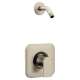 Single Handle Pressure Balance Shower Trim without Showerhead in Brushed Nickel