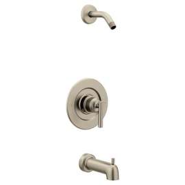 Posi-Temp Eco-Performance Tub/Shower in without Showerhead in Brushed Nickel