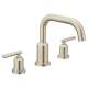 Two-Handle Non Diverter Roman Tub Faucet in Brushed Nickel