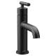 Gibson 6145BL One-Handle High Arc Bathroom Faucet in Matte Black