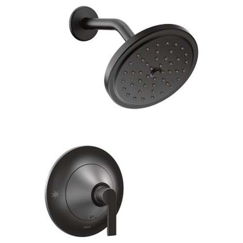 Shower Trim Package with 1.75 GPM Single Function Eco-Performance Shower Head in Matte Black