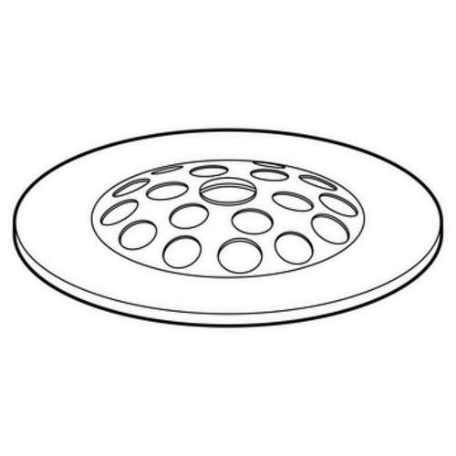 Tub Drain Grid Kit in Chrome