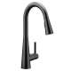 Matte Black One-Handle Pulldown Kitchen Faucet