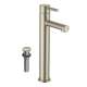 12-3/32-in Lavatory Faucet with Drain in Brushed Nickel