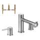 2-Handle Roman Tub Faucet with 1/2-Inch CC Rough-in in Chrome