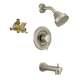 Posi-Temp Eco-Performance Tub/Shower Faucet with Trim and 1/2-Inch CC Rough-in in Brushed Nickel