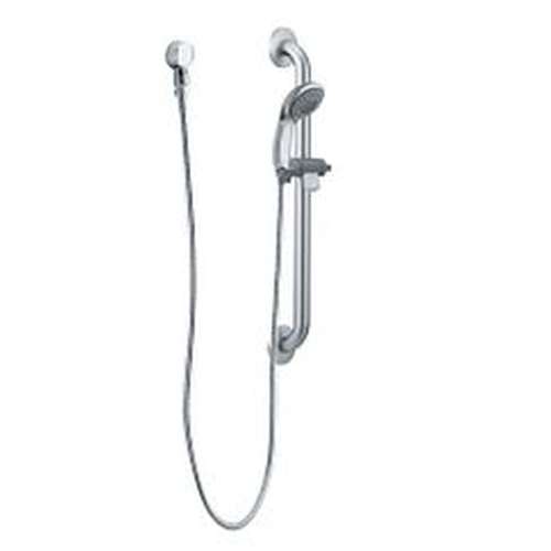 Capstone 40124 Capstone 3F Hh Shr W/Grab Bar Chr