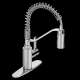 Genta LX 5926 Chrome One-Handle Pulldown Kitchen Faucet