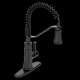 Belfield 5927BL Matte Black One-Handle Pulldown Kitchen Faucet