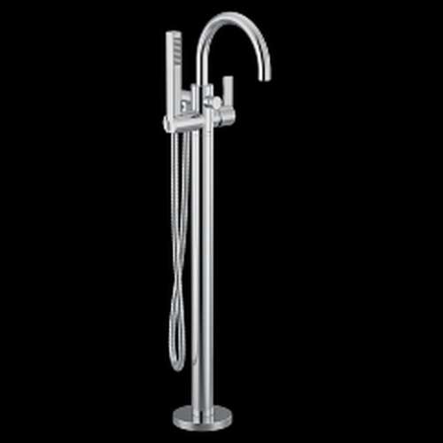 Cia 615 Chrome One-Handle Tub Filler Includes Hand Shower