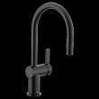 Cia 7622BL Matte Black One-Handle Pulldown Kitchen Faucet