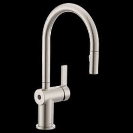 Cia 7622EWSRS Spot Resist Stainless One-Handle Pulldown Kitchen Faucet