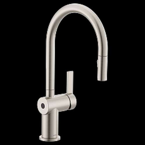 Cia 7622EWSRS Spot Resist Stainless One-Handle Pulldown Kitchen Faucet