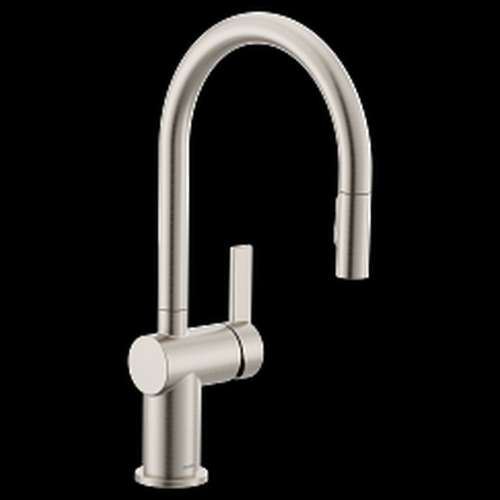Cia 7622SRS Spot Resist Stainless One-Handle Pulldown Kitchen Faucet