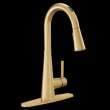 Sleek 7864EVBG Brushed Gold One-Handle Pulldown Kitchen Faucet