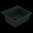 Host GGB3019B 25-in X 22-in Granite Single Bowl Dual Mount Sink