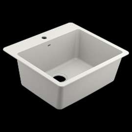 Host GGW3019B Granite Single Bowl Dual Mount Sink
