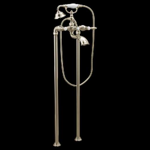 Weymouth S22110NL Polished Nickel Two-Handle Tub Filler Includes Hand Shower