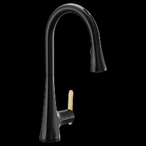 Sinema S7235EV2BL Matte Black One-Handle Pulldown Kitchen Faucet