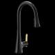 Sinema S7235EV2BL Matte Black One-Handle Pulldown Kitchen Faucet