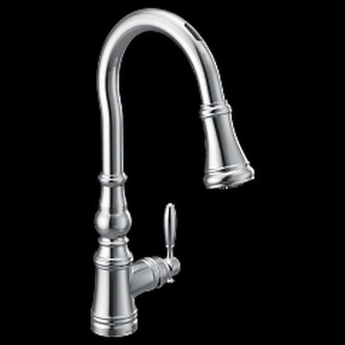 Weymouth S73004EV2C Chrome One-Handle Pulldown Kitchen Faucet