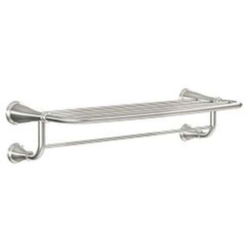 Banbury Y2694BN  24-in Towel Bar With Shelf