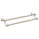 Belfield YB6422NL Polished Nickel 24-in Double Towel Bar