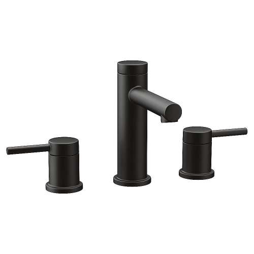 Matte Black Two-Handle Bathroom Faucet