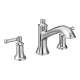 Dartmoor T683 Chrome Two-Handle Roman Tub Faucet