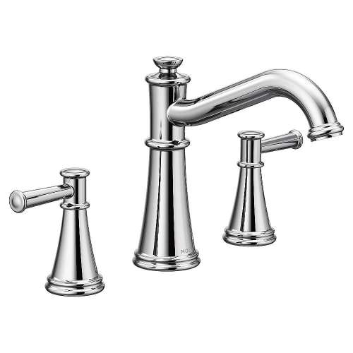 Belfield T9023 Chrome Two-Handle Roman Tub Faucet
