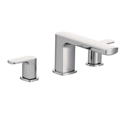 Rizon T935 Chrome Two-Handle Roman Tub Faucet