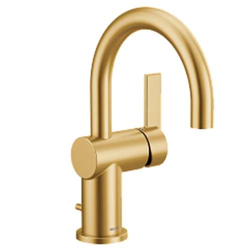 Moen 6221BG Cia One-Handle Bathroom Faucet, Brushed Gold