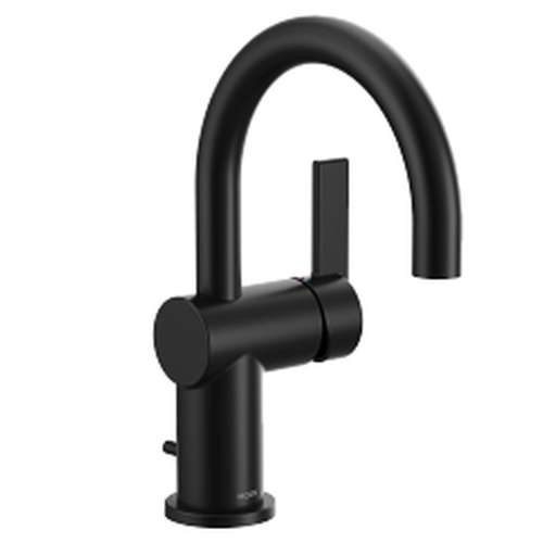 Moen 6221BL Cia One-Handle Bathroom Faucet, Matte Black