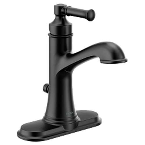 Moen 6803BL Dartmoor One-Handle Bathroom Faucet, Matte Black