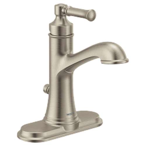 Moen 6803BN Dartmoor One-Handle Bathroom Faucet, Brushed Nickel