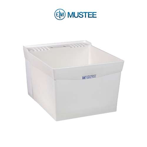 Laundry Tub 24x20 Wall Mount in White