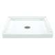 32-in L x 48-in W x 4.5-in H Shower Base in White