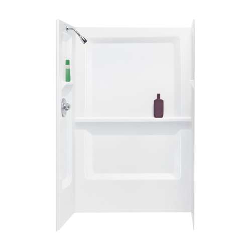 73.25-in x 48-in x 32-in Fiberglass Shower Wall for Rectangular Showers