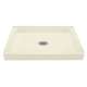 34-in L x 48-in W x 4.5-in H Shower Base in Biscuit