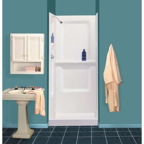 32in x 32inFiberglass Shower Walls for Square Showers