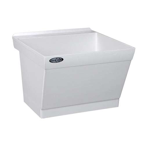 Laundry Tub 23.5x23 Wall Mount in White