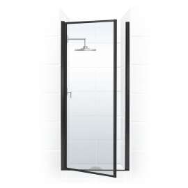 36.404 36" Pivot Door W/Clear Glass in Oil Black Bronze